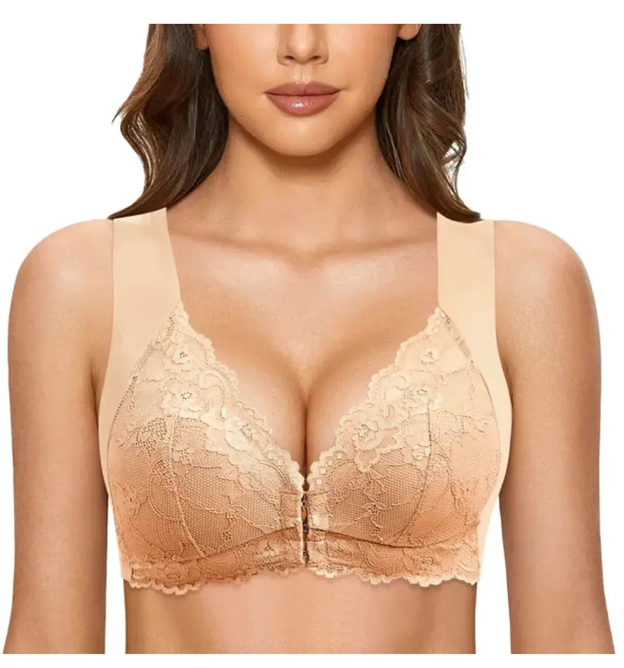 Plus Size Elegance Bra | Front Closure with Back Support for All-Day Comfort