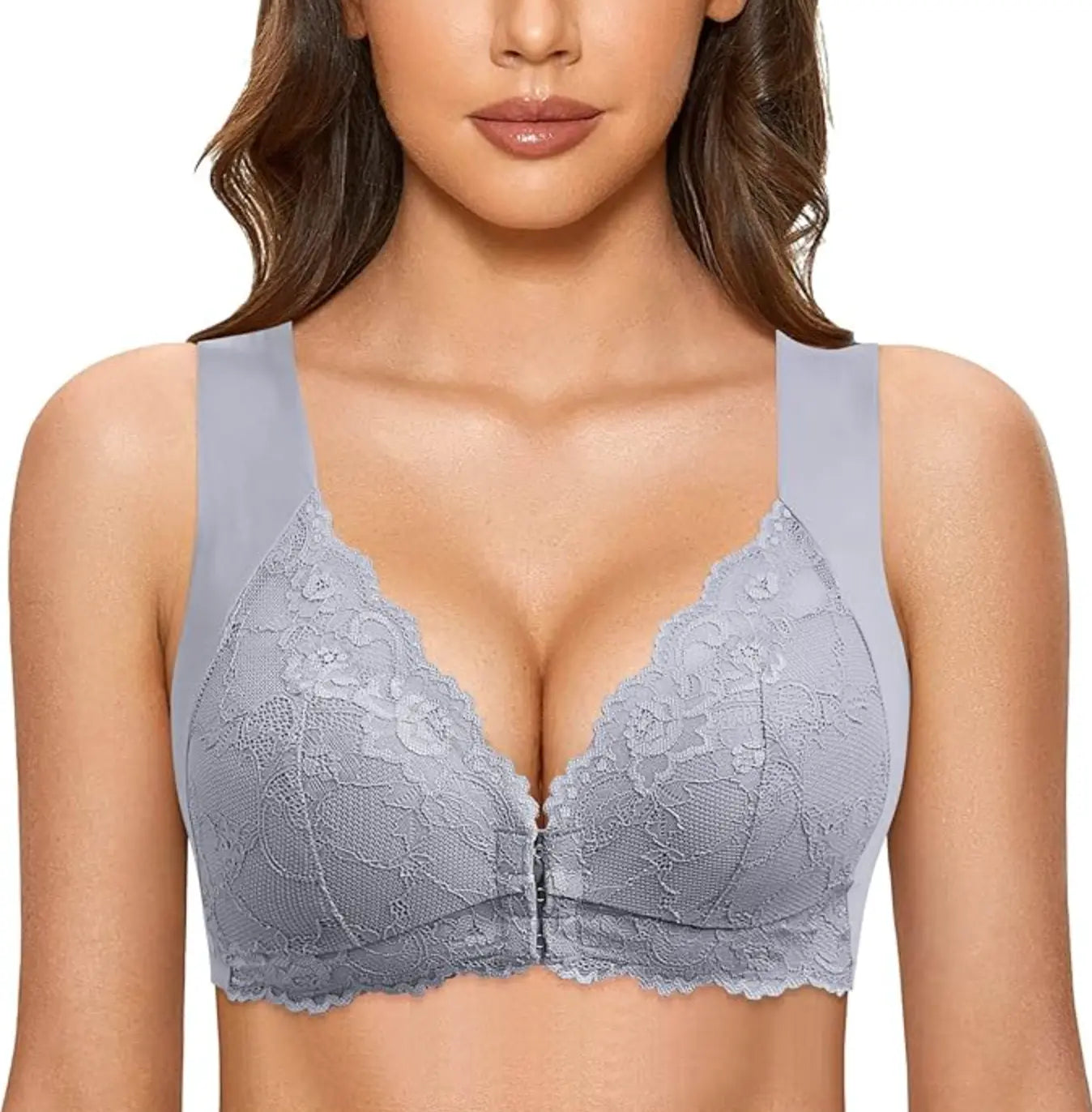 Plus Size Elegance Bra | Front Closure with Back Support for All-Day Comfort