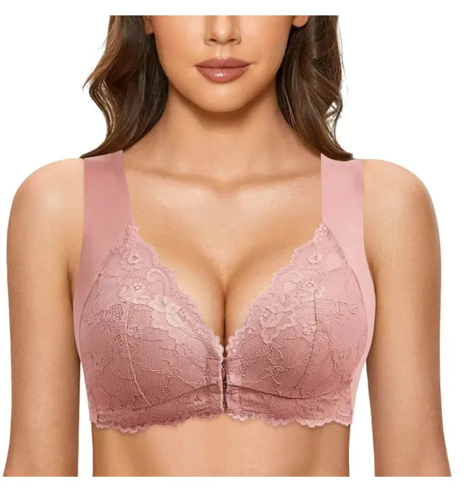Plus Size Elegance Bra | Front Closure with Back Support for All-Day Comfort