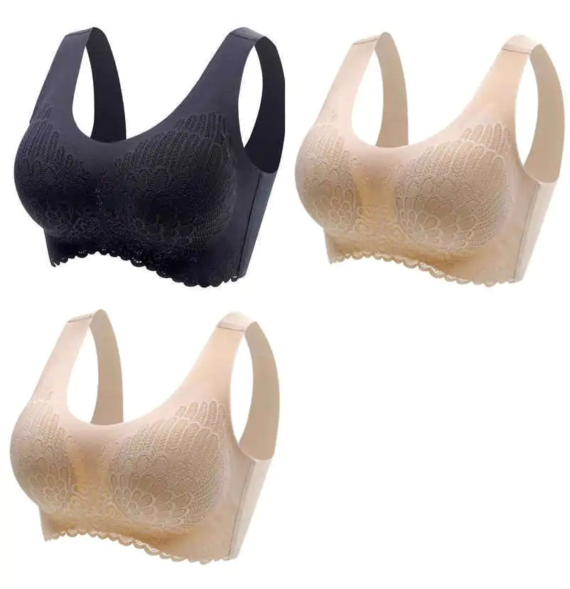 ComfortPlus Seamless Sports Bra | Breathable, Wire-Free Support for 24/7 Comfort