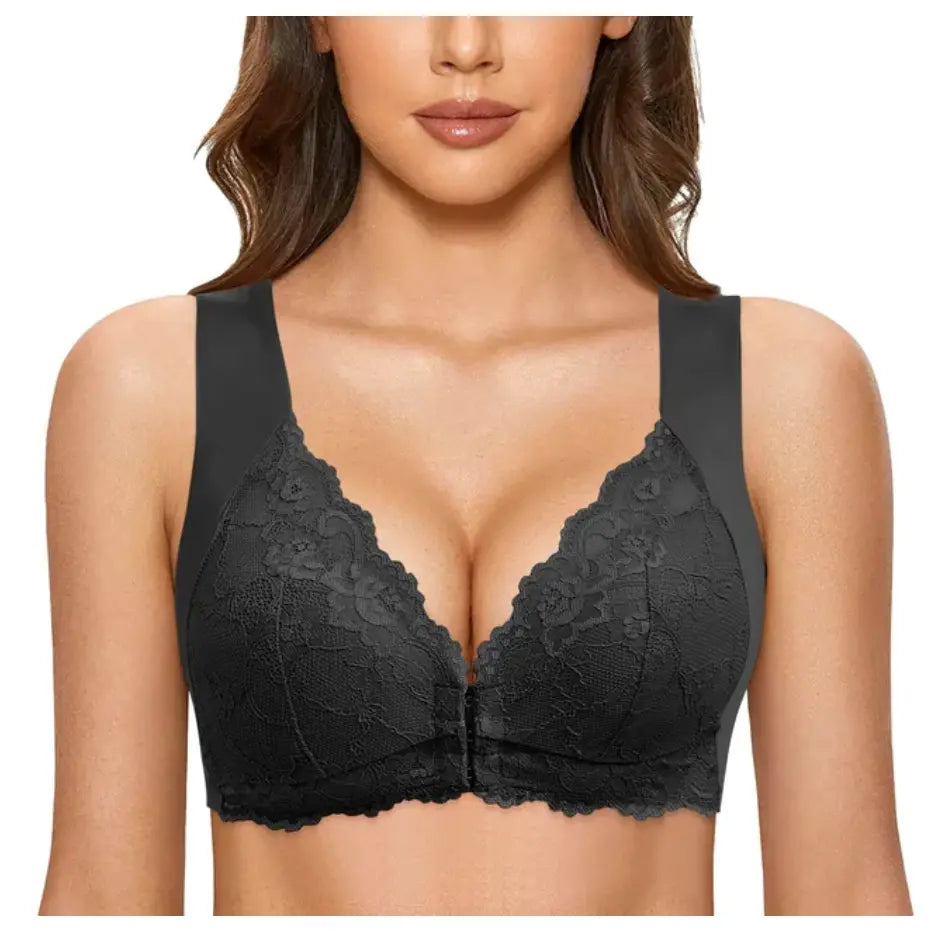 Plus Size Elegance Bra | Front Closure with Back Support for All-Day Comfort