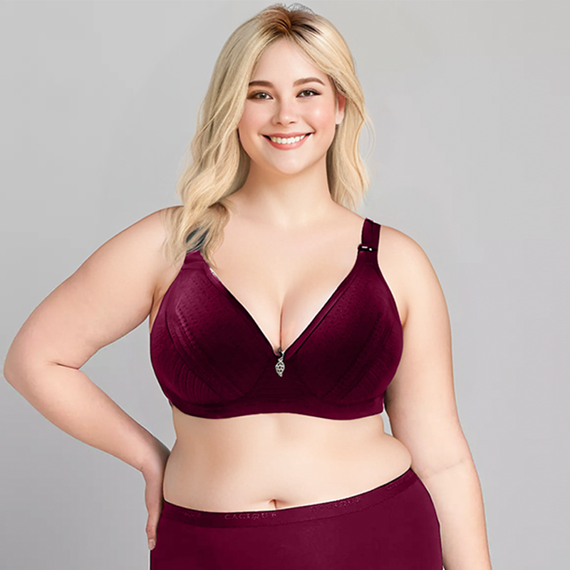 Plus Size Sexy Push Up Bra | Wireless Padded Bralette 36-46 A/B for Women