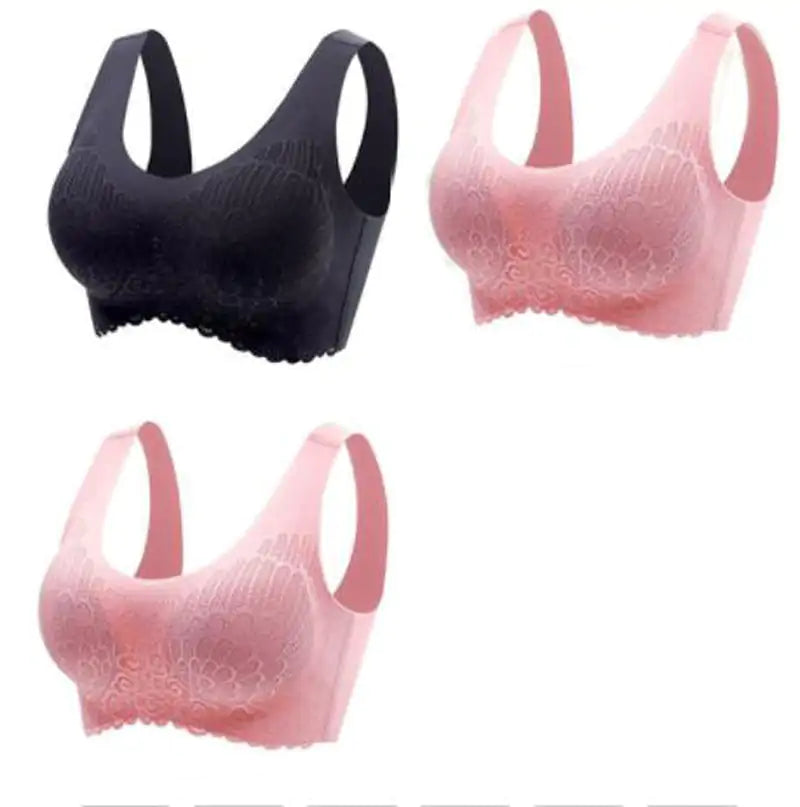 ComfortPlus Seamless Sports Bra | Breathable, Wire-Free Support for 24/7 Comfort