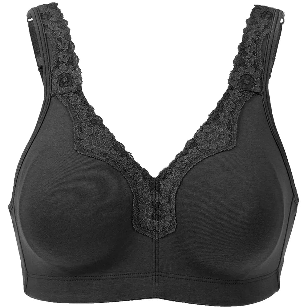 Full Cup Bras For Women Underwear Comfort Cotton Big Cup Seamless Wireless Ultra-thin Minimizer Bras Plus Size B C D E F G H I