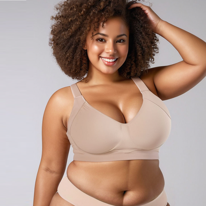 FallSweet Seamless Push Up Bra | Wireless Plus Size Bralette M-6XL
