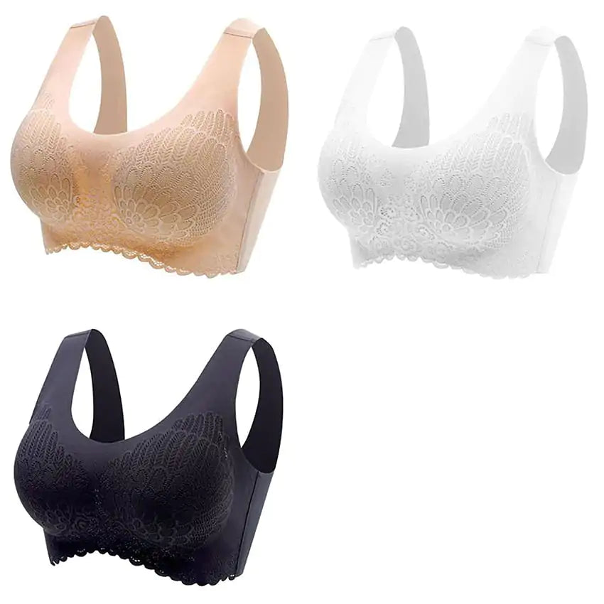 ComfortPlus Seamless Sports Bra | Breathable, Wire-Free Support for 24/7 Comfort