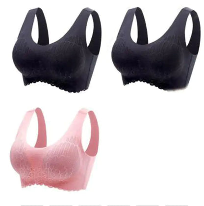 ComfortPlus Seamless Sports Bra | Breathable, Wire-Free Support for 24/7 Comfort